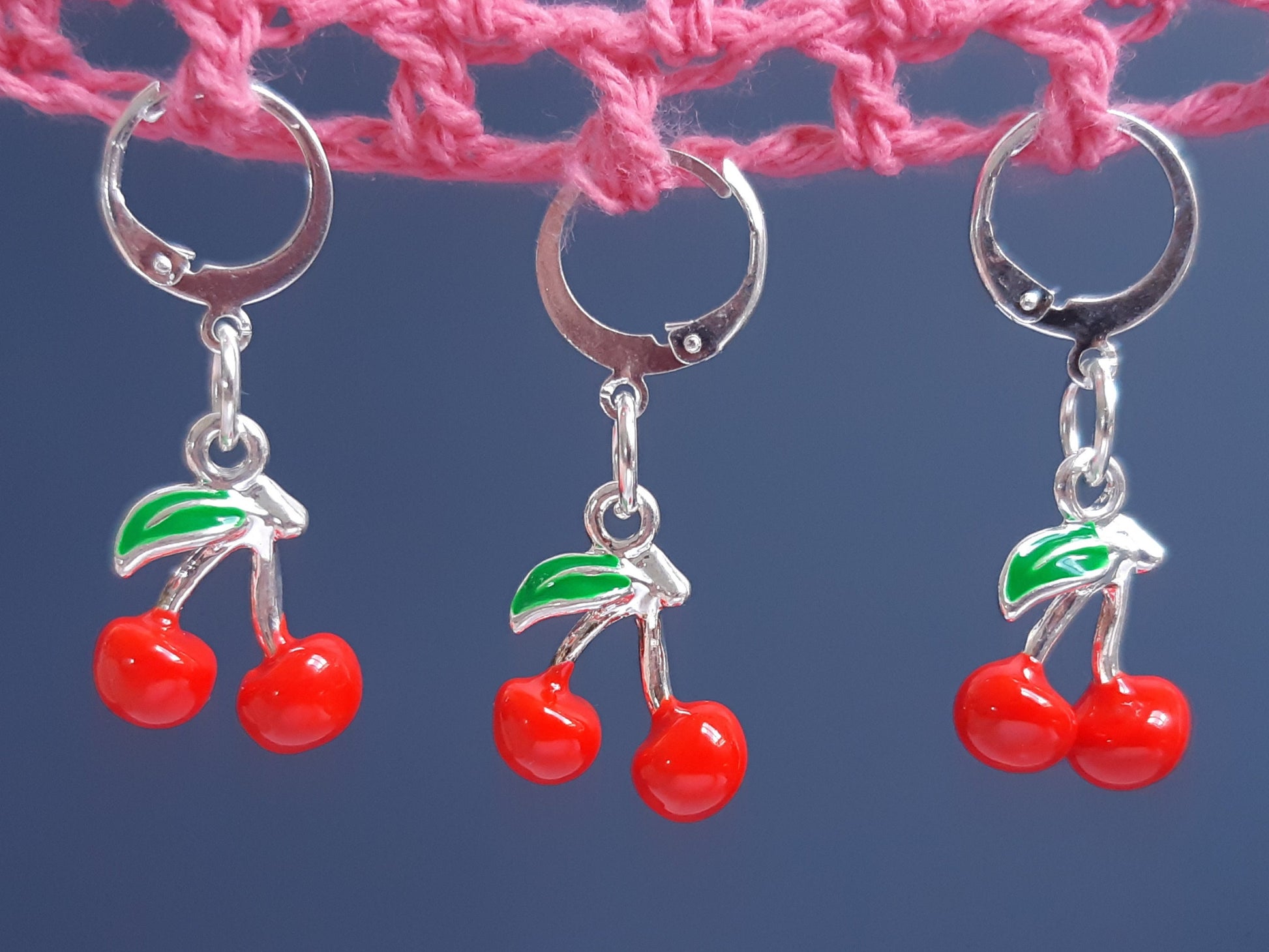 Cherry Stitch Marker
