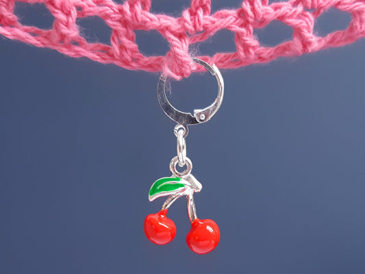 Cherry Stitch Marker