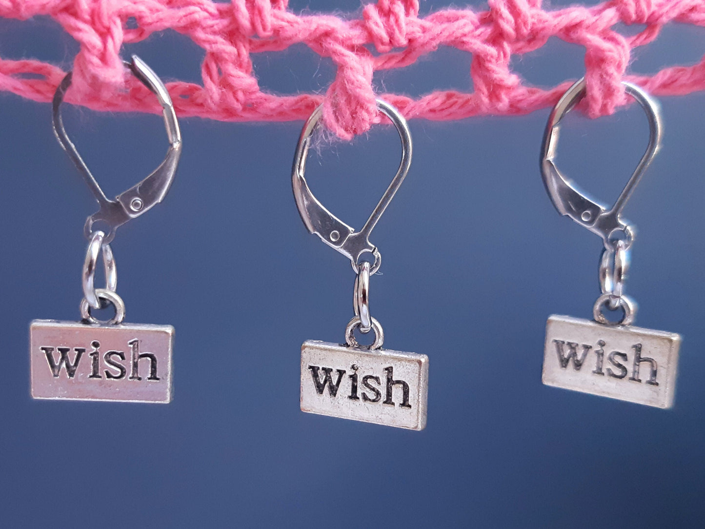 Wish Word Stitch Marker