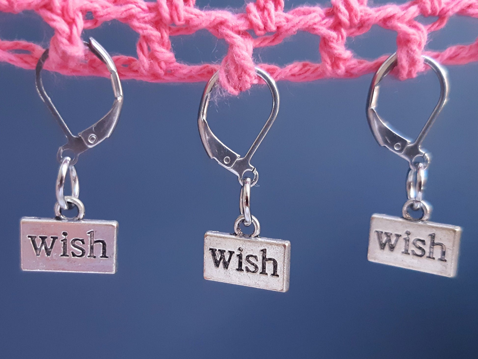 Wish Word Stitch Marker