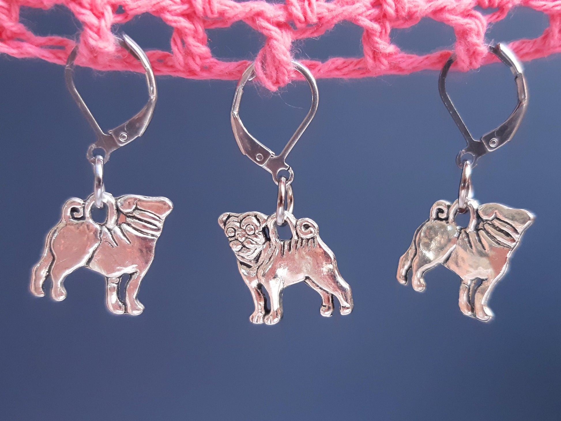 Pug Stitch Marker