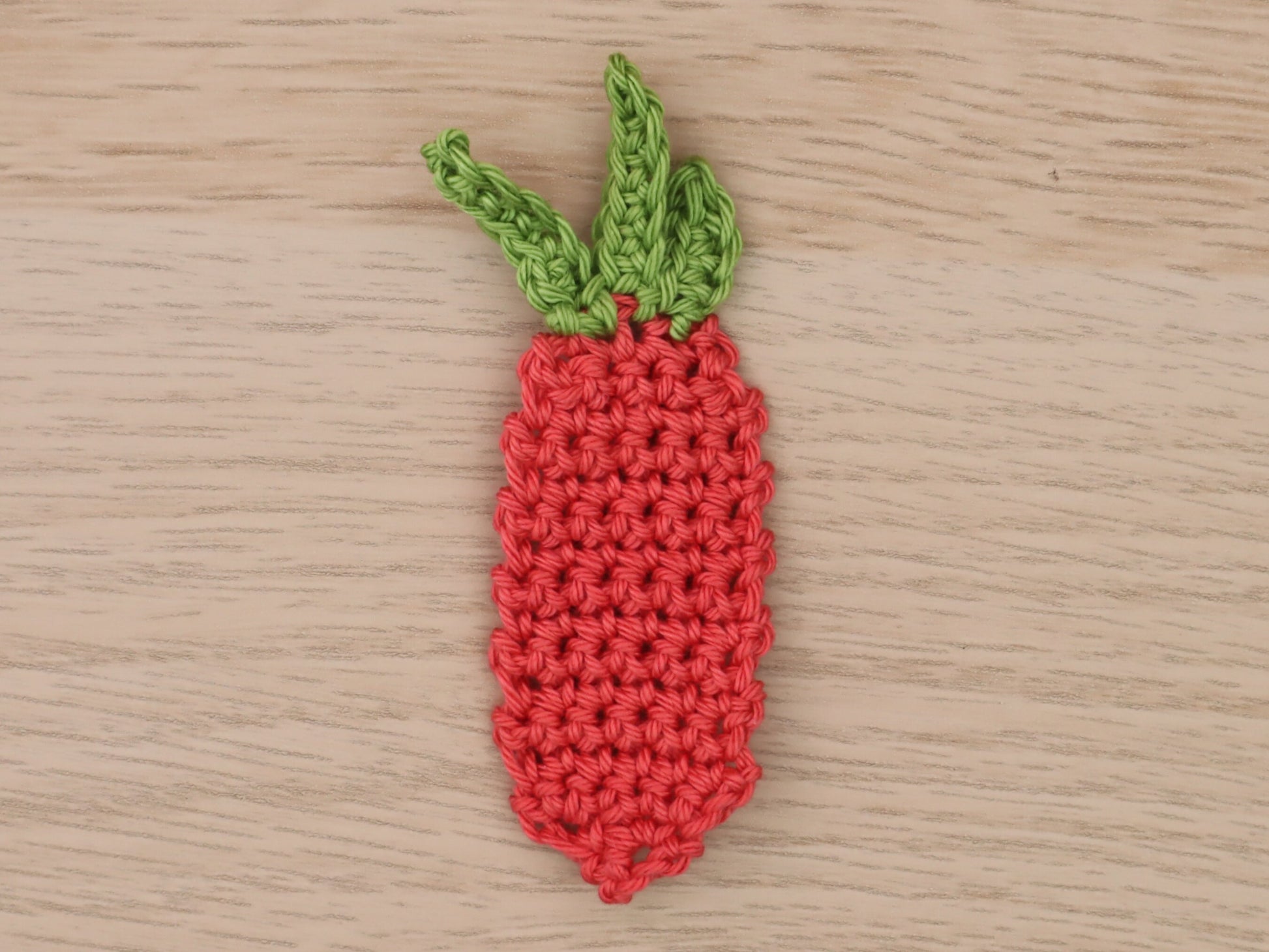 Carrot Applique Crochet Pattern