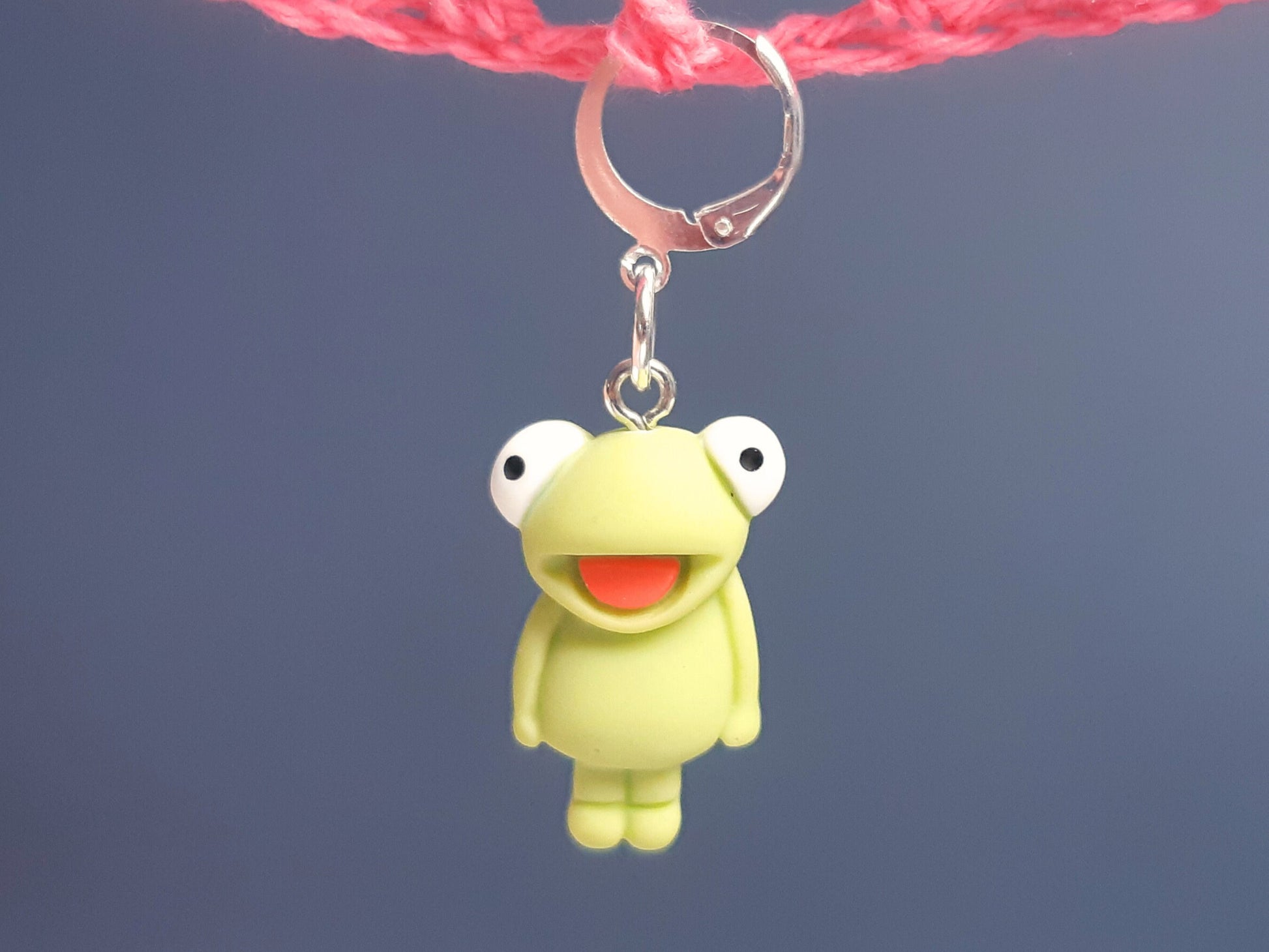 Cute Smiling Frog Kawaii Stitch Marker
