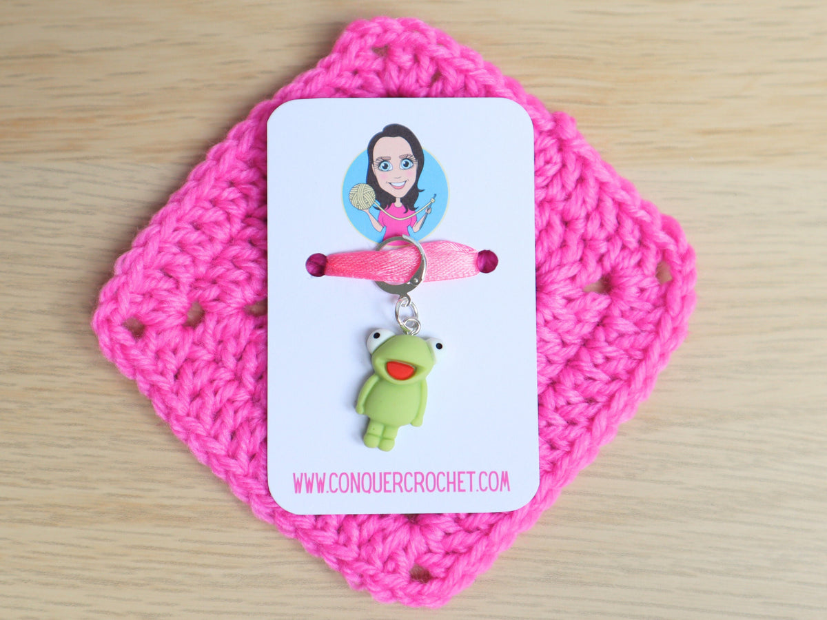 Cute Smiling Frog Kawaii Stitch Marker