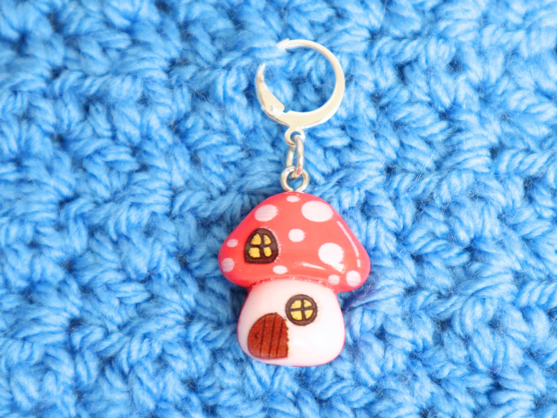 Cute Toadstool Cottage Kawaii Stitch Marker