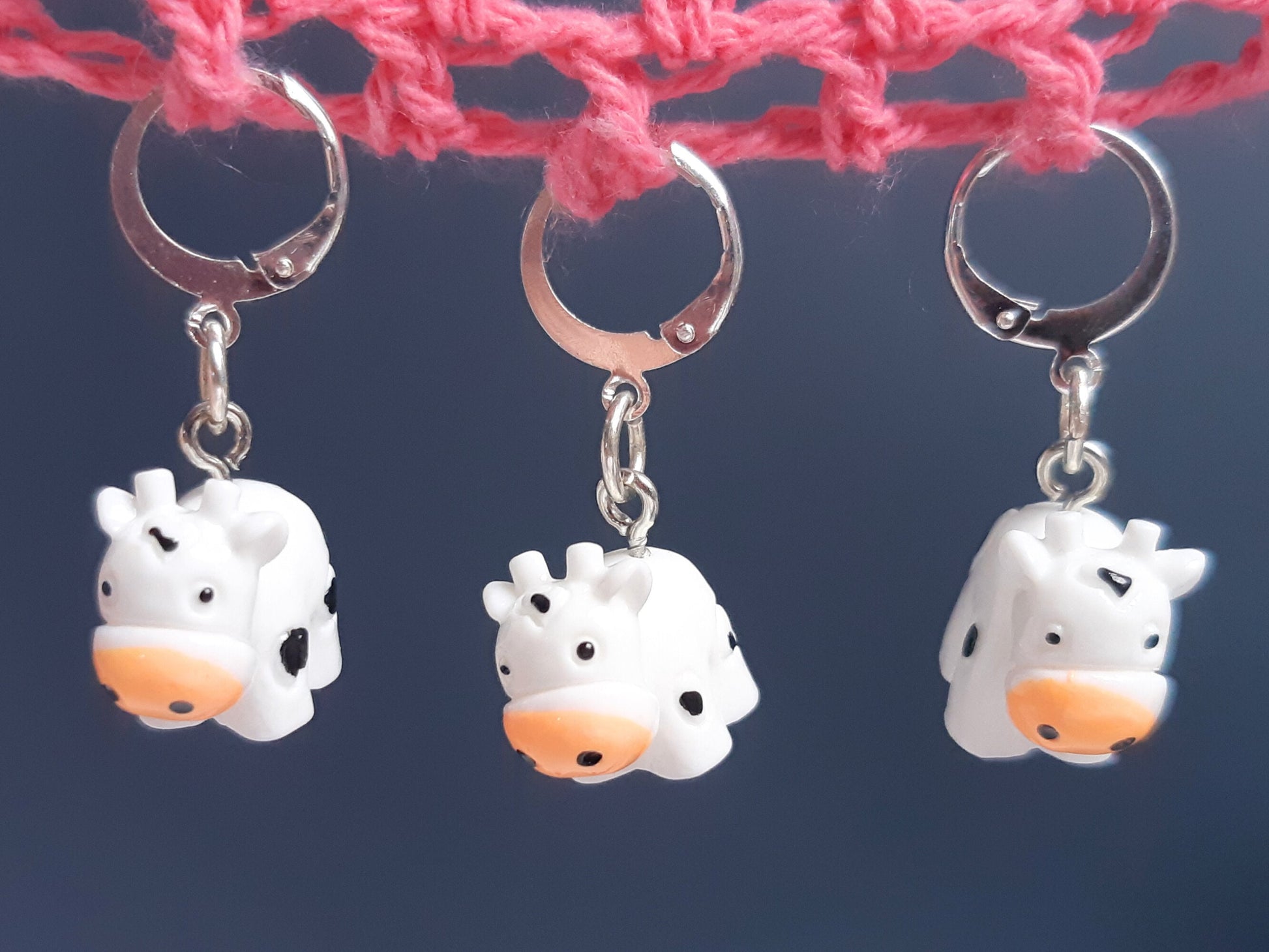 Cow Stitch Marker