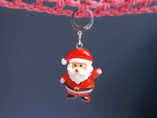 Cute Santa Kawaii Stitch Marker