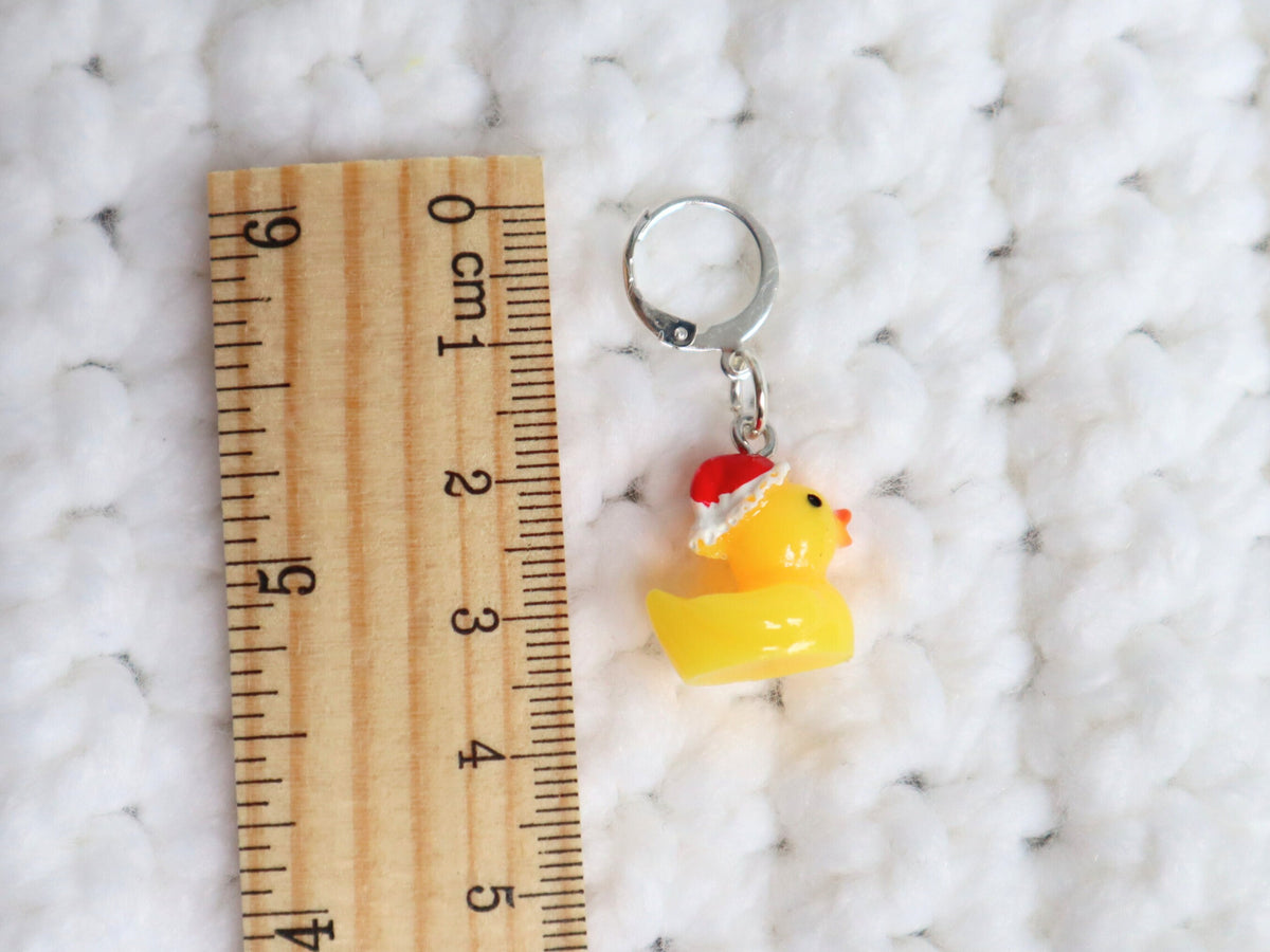 Cute Santa Rubber Duck Kawaii Stitch Marker