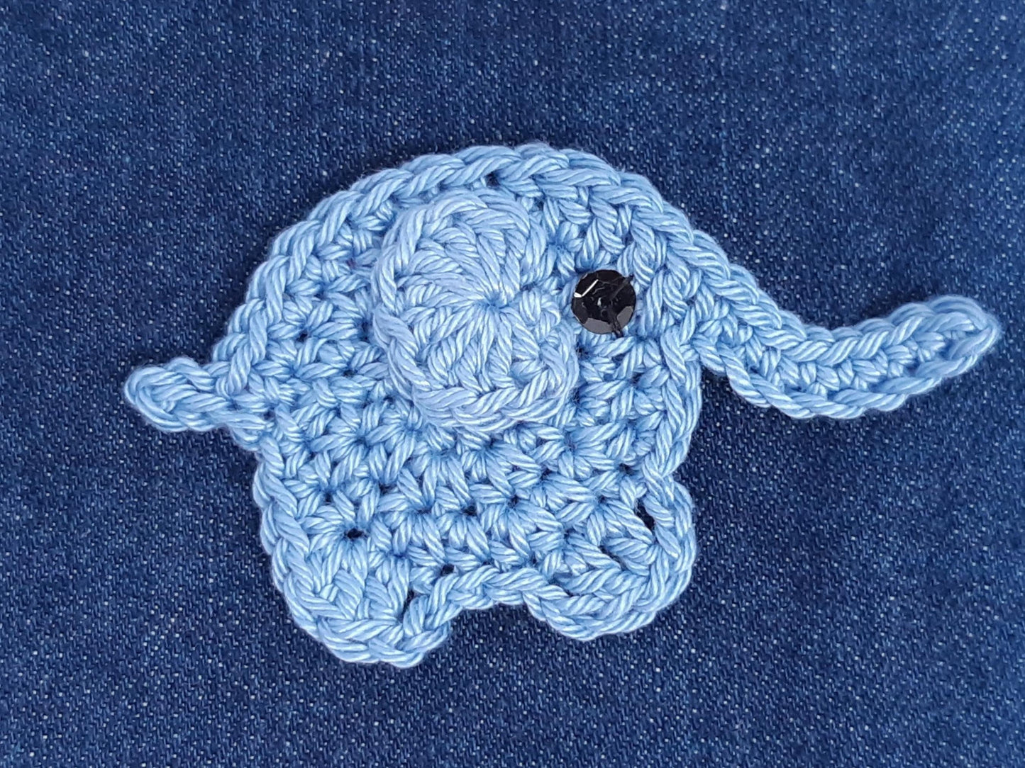 Blue Elephant Embellishment