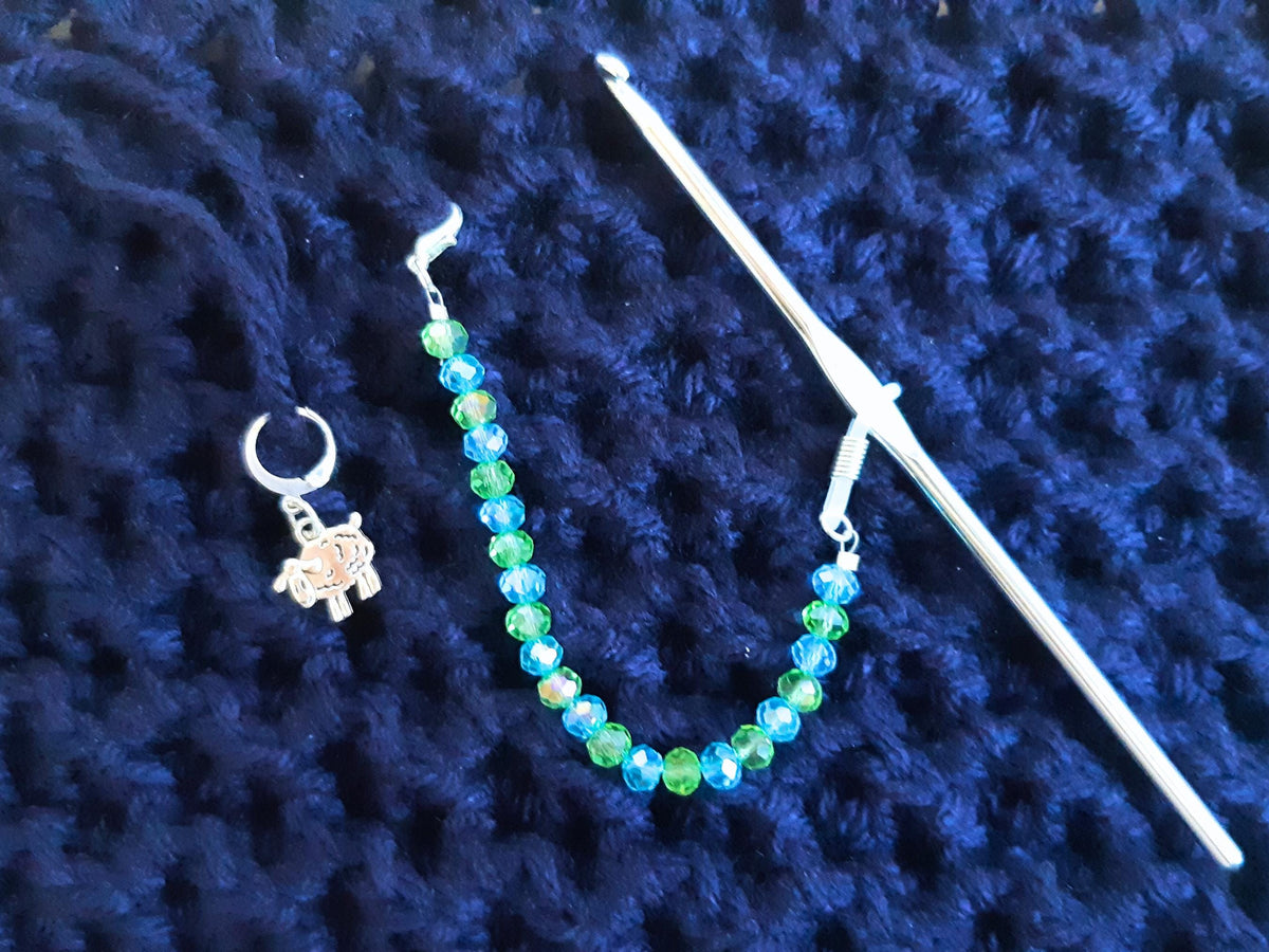 Sheep Crochet Hook Keeper Set