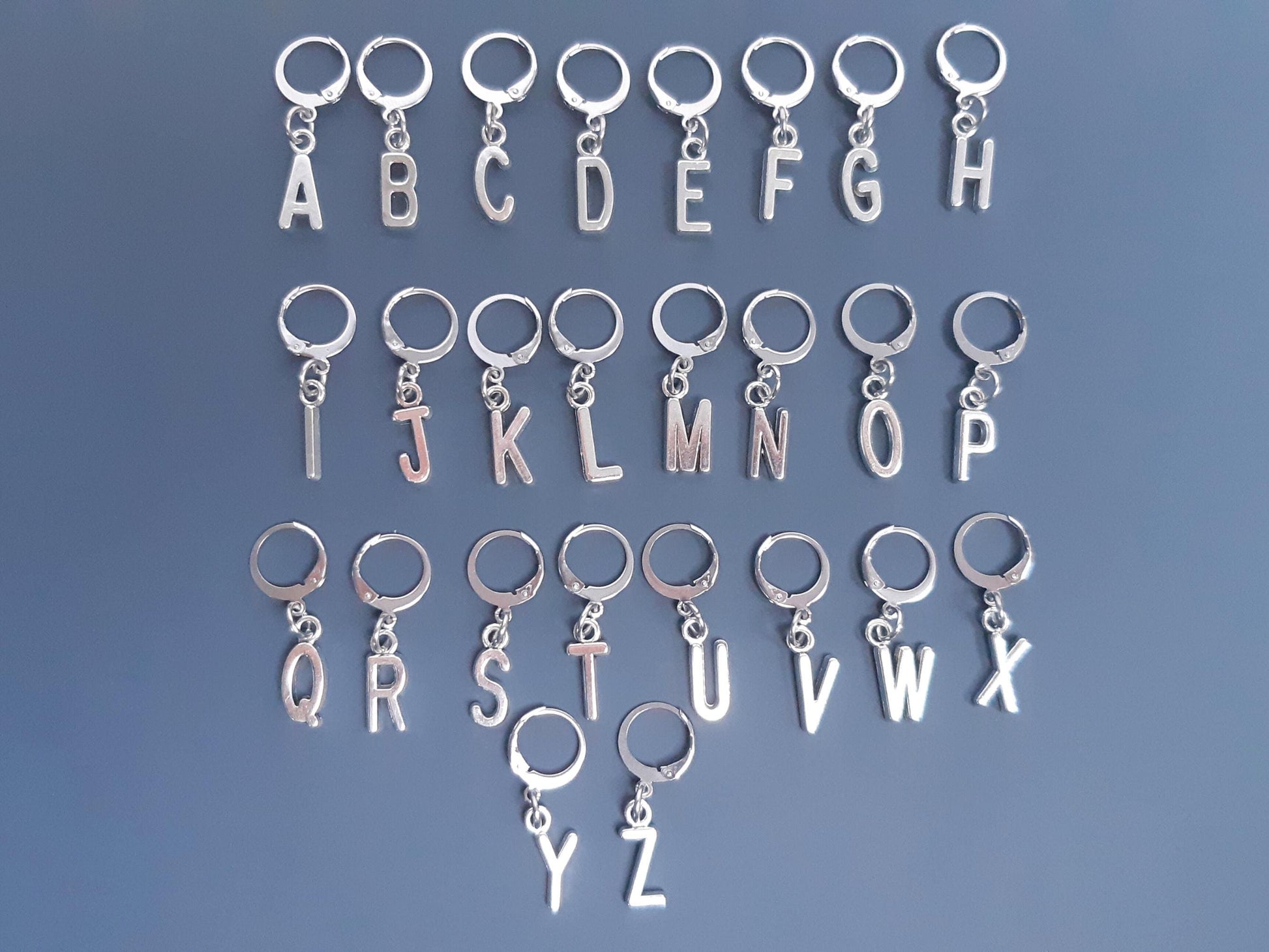 Initial Letter Beaded Scissor Fob Stitch Marker Set, Scissor Keeper, Sewing Crochet Accessory, Scissor Identifier, Embroidery Notion