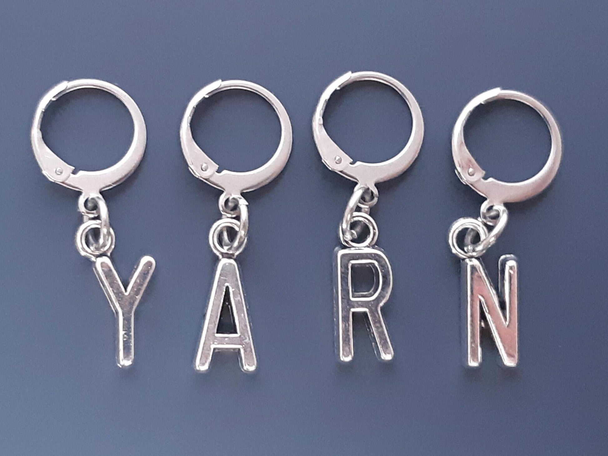 Personalised Initial Charm Stitch Marker