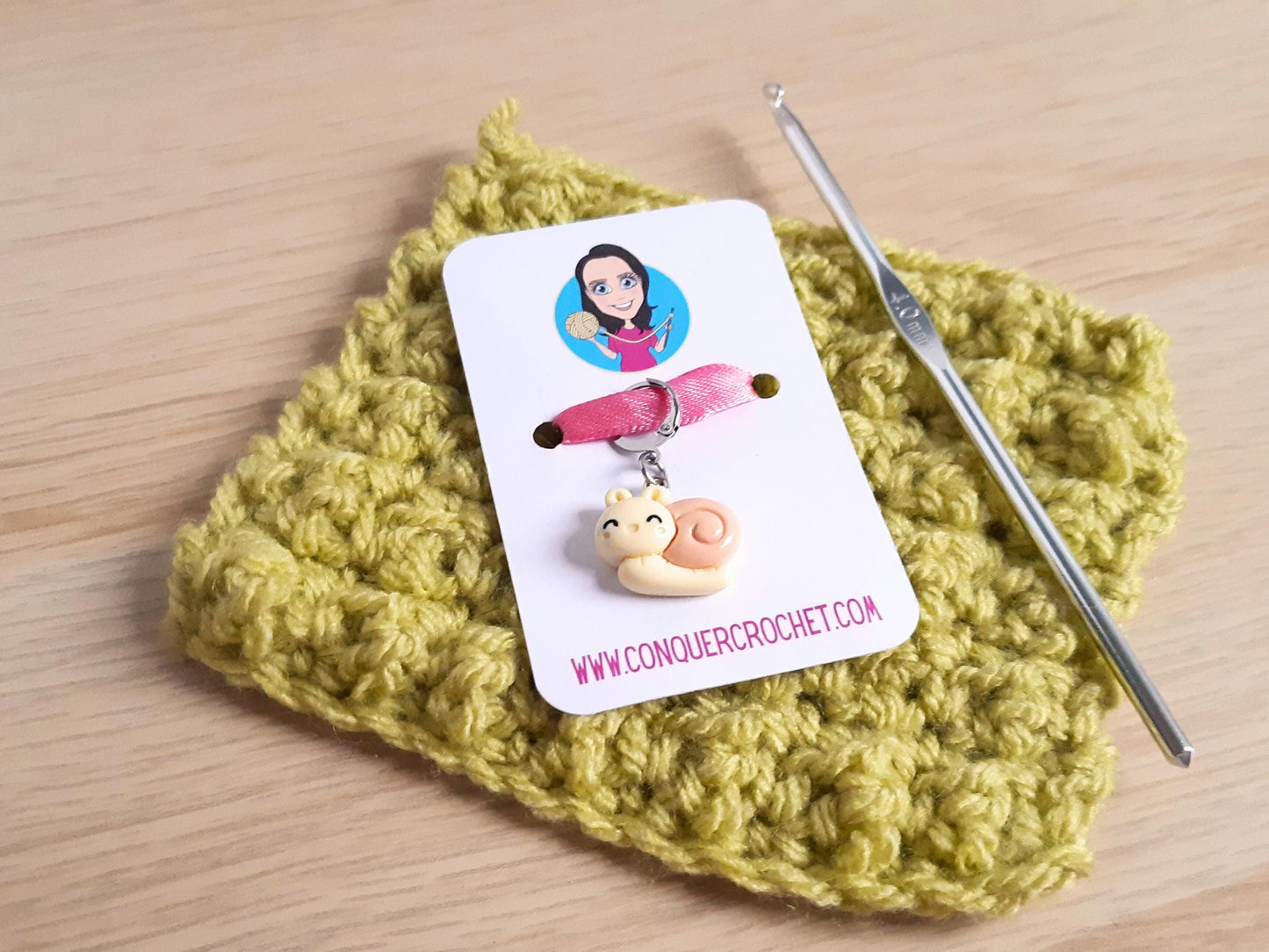 Cute Snail Kawaii Resin Stitch Marker