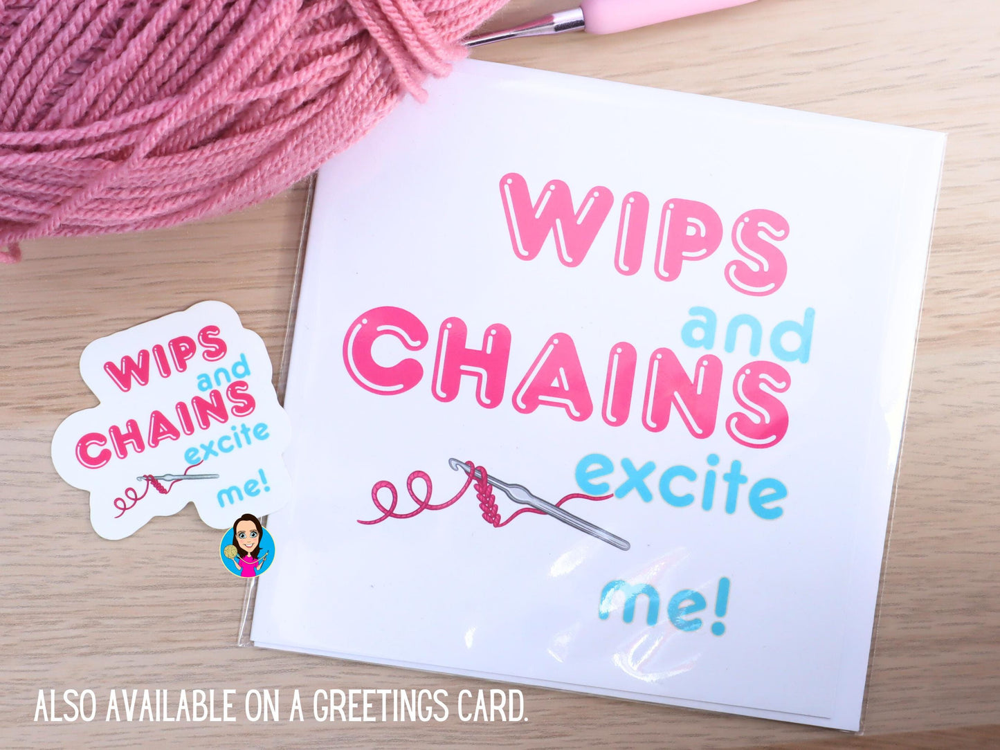 Funny Crochet Die Cut Sticker Bundle