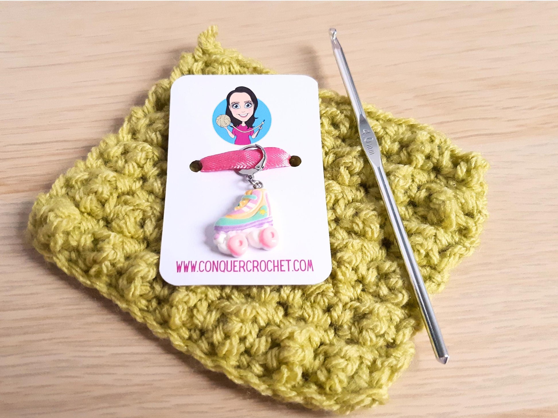 Roller Skate Resin Stitch Marker