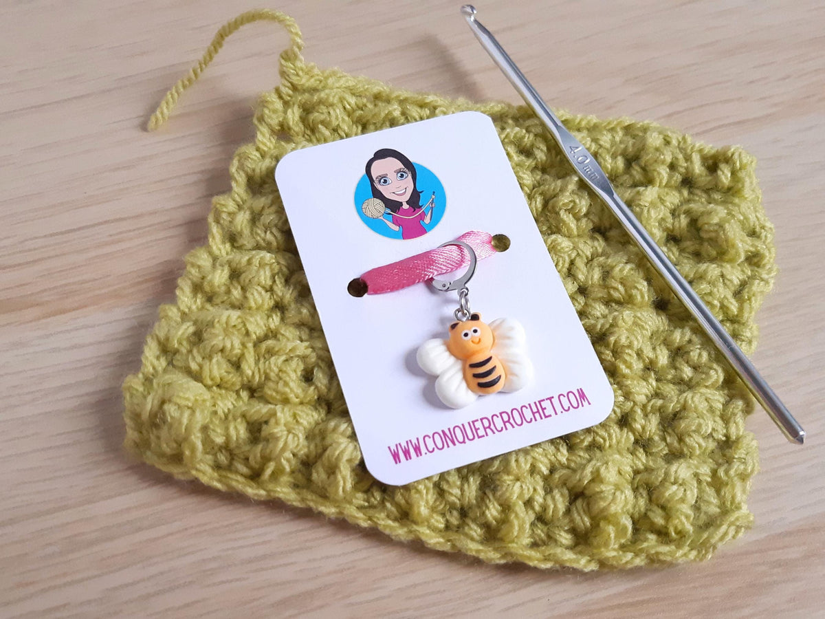 Cute Bee Kawaii Resin Stitch Marker