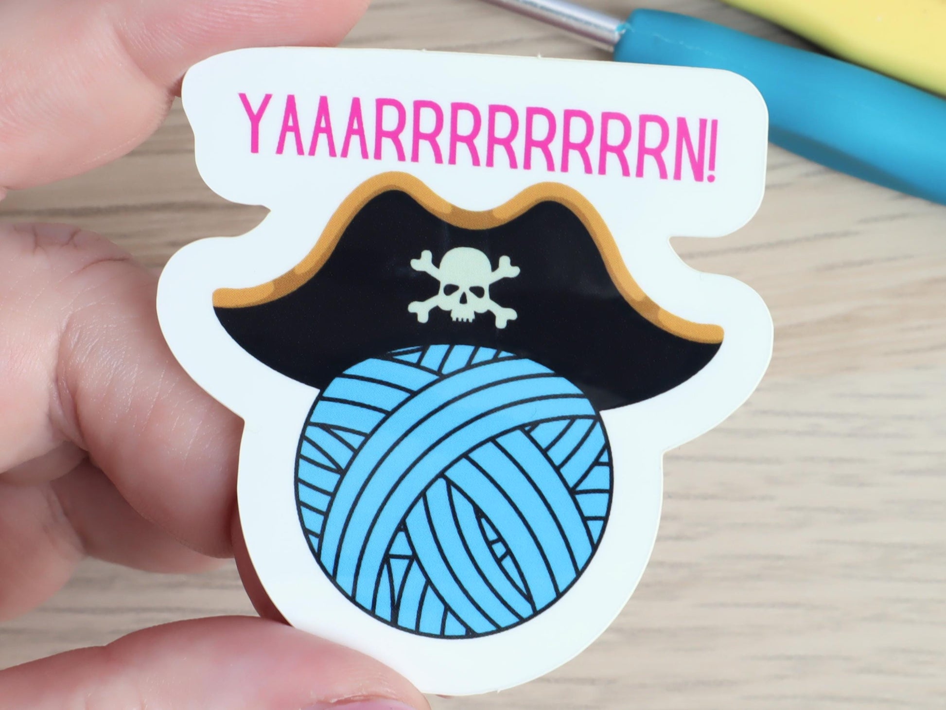 Yarn Card And Sticker Set