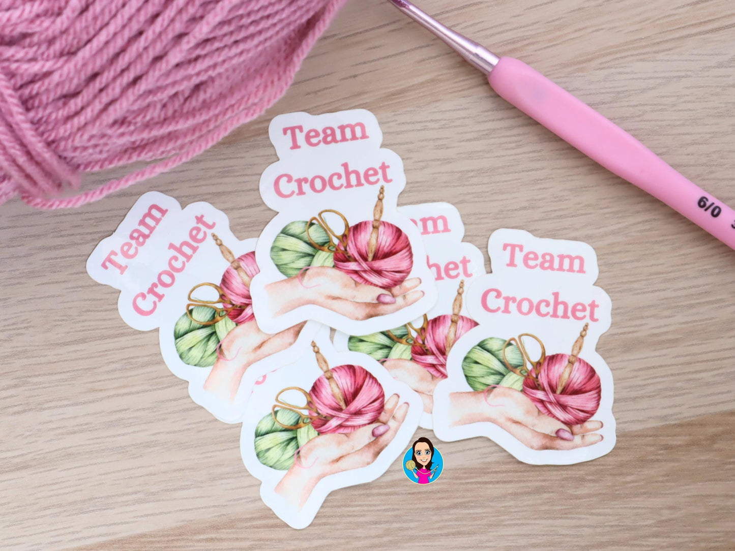 Funny Crochet Die Cut Sticker Bundle