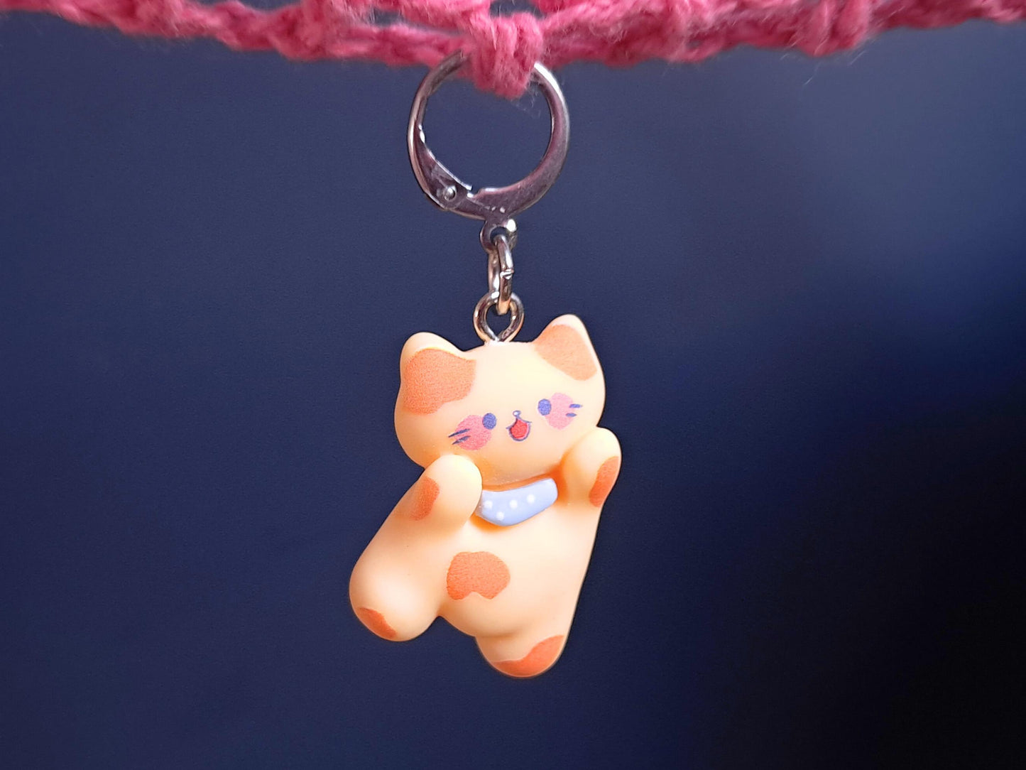 Ginger Cat Stitch Marker
