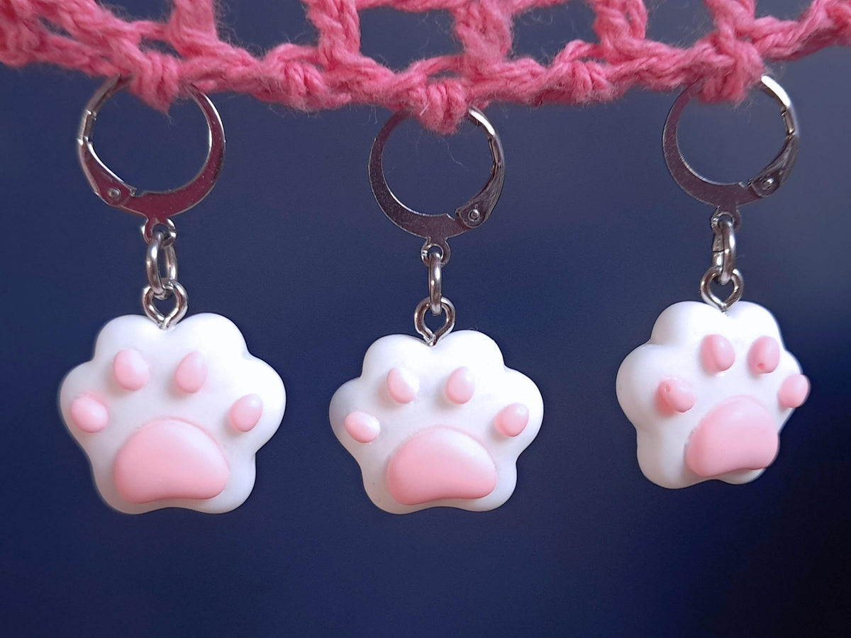 Paw Pad Print Stitch Marker