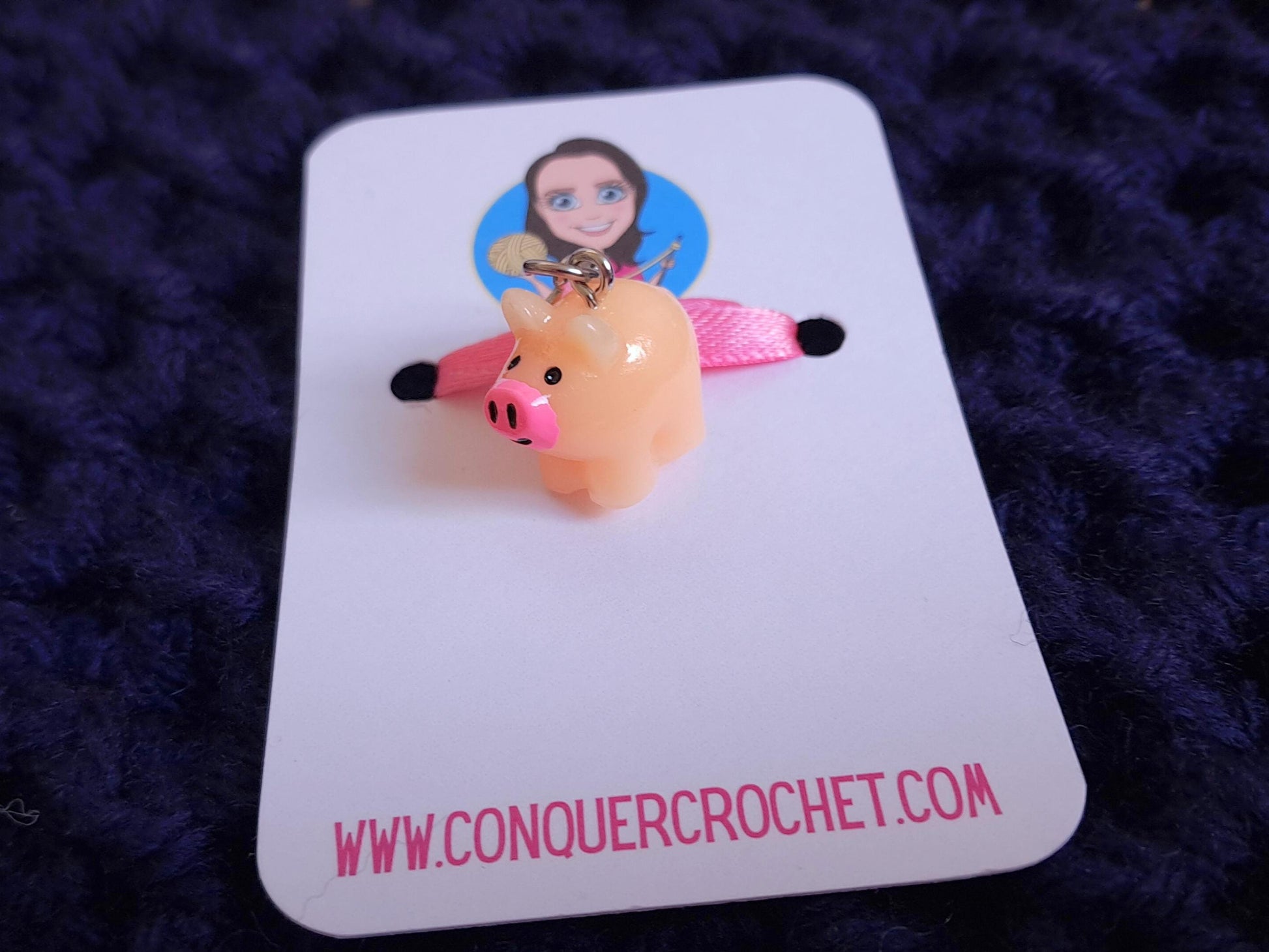 Cute Pig Stitch Marker
