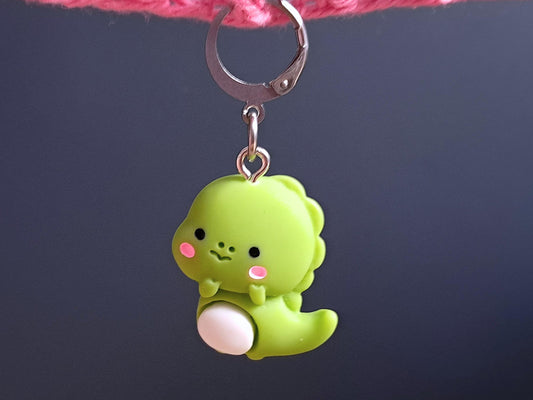 Dinosaur Resin Stitch Marker