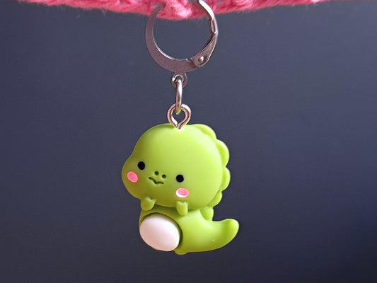 Dinosaur Resin Stitch Marker