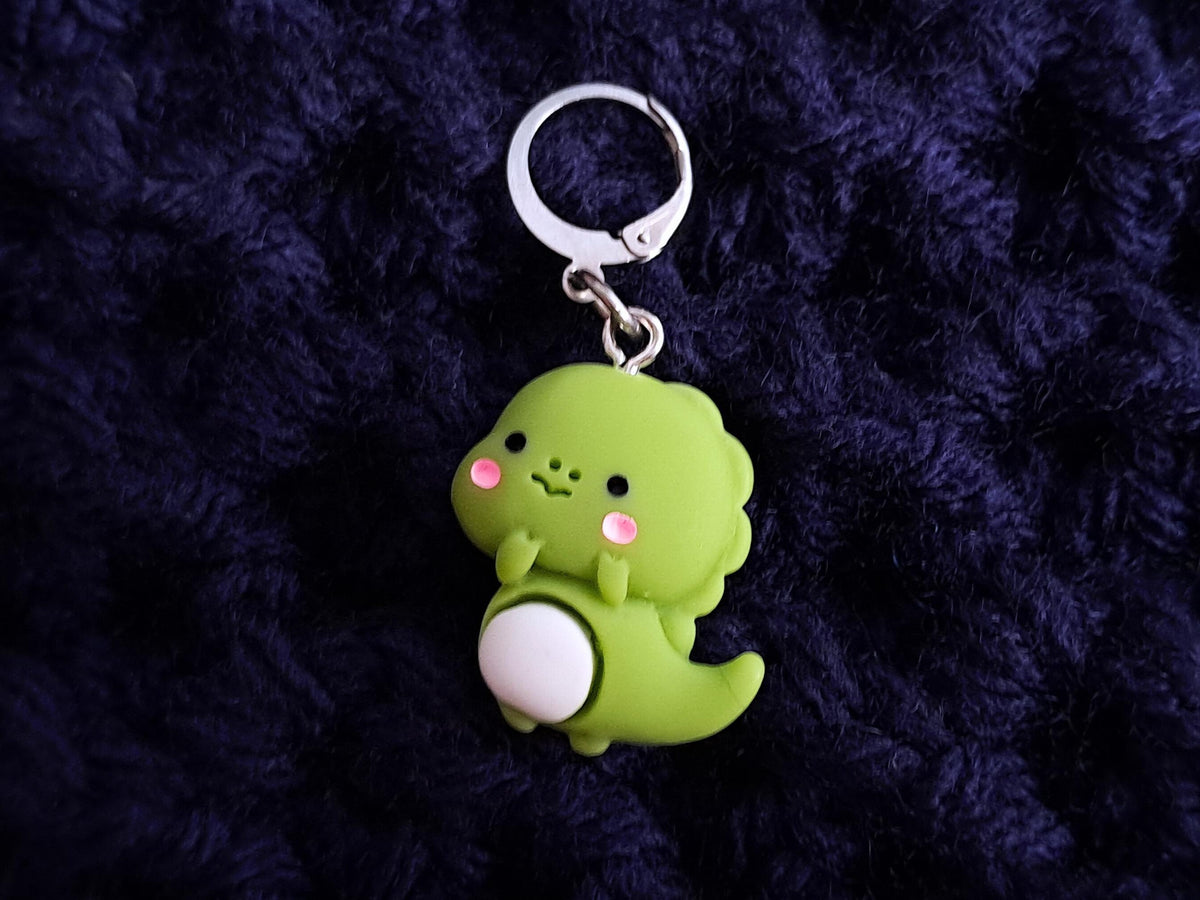 Dinosaur Resin Stitch Marker
