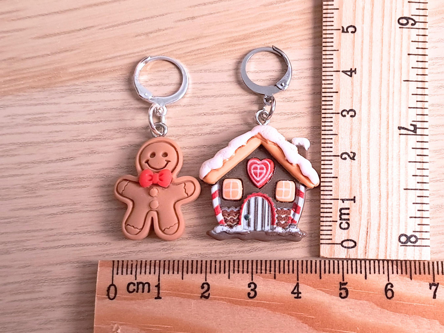 Gingerbread Kawaii Stitch Marker Set