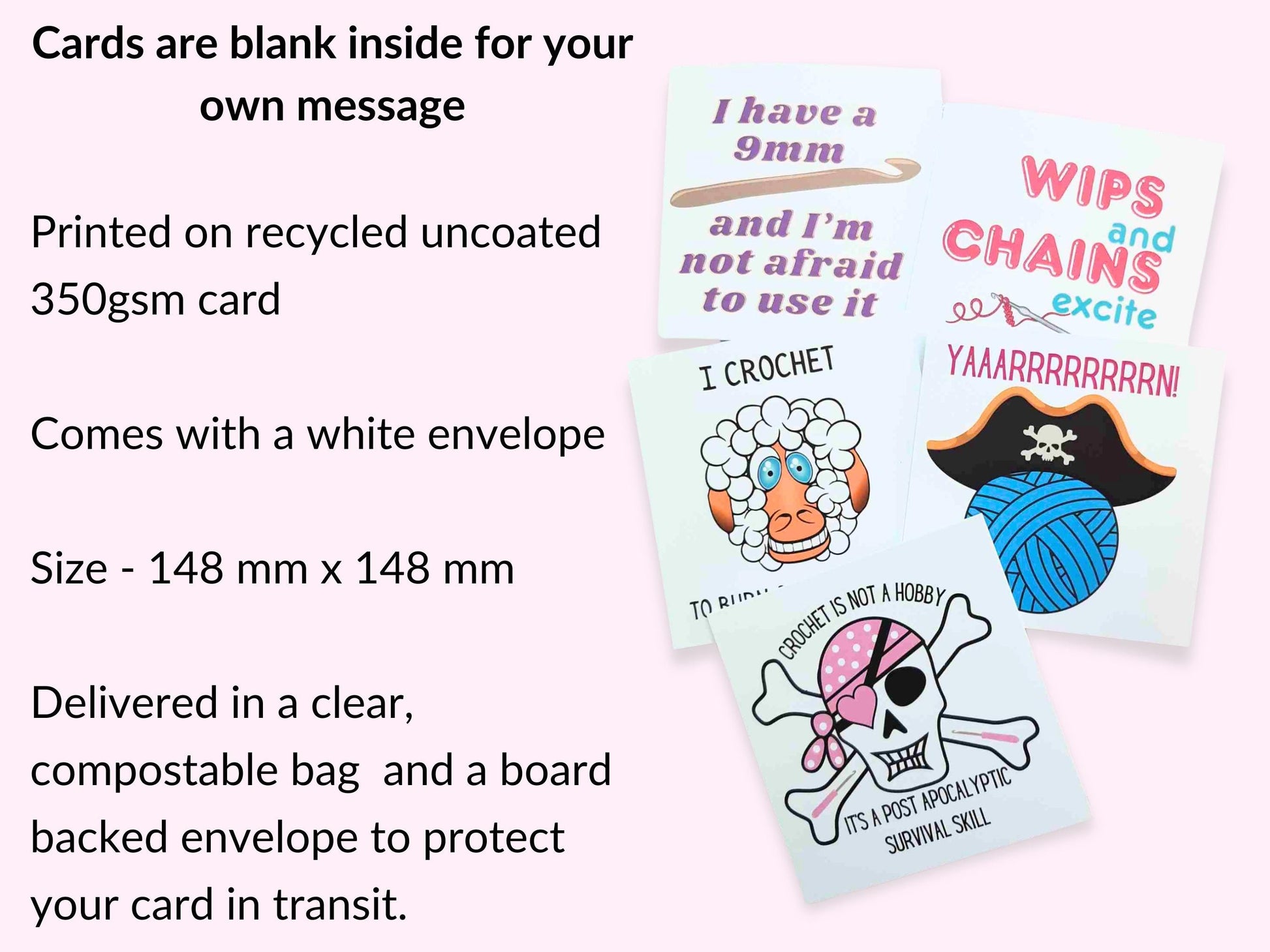 Yarn Card And Sticker Set