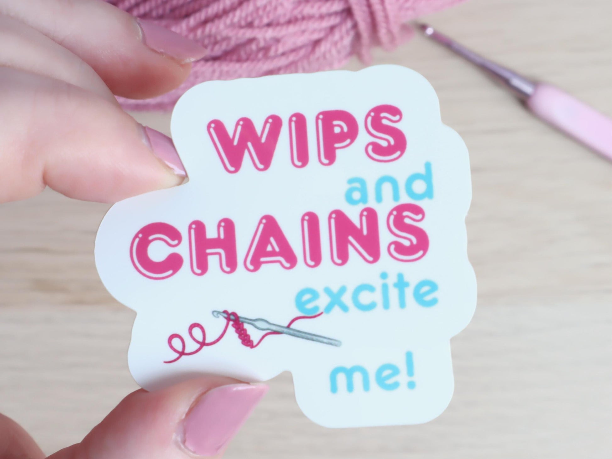 Crochet Joke Card And Sticker Set