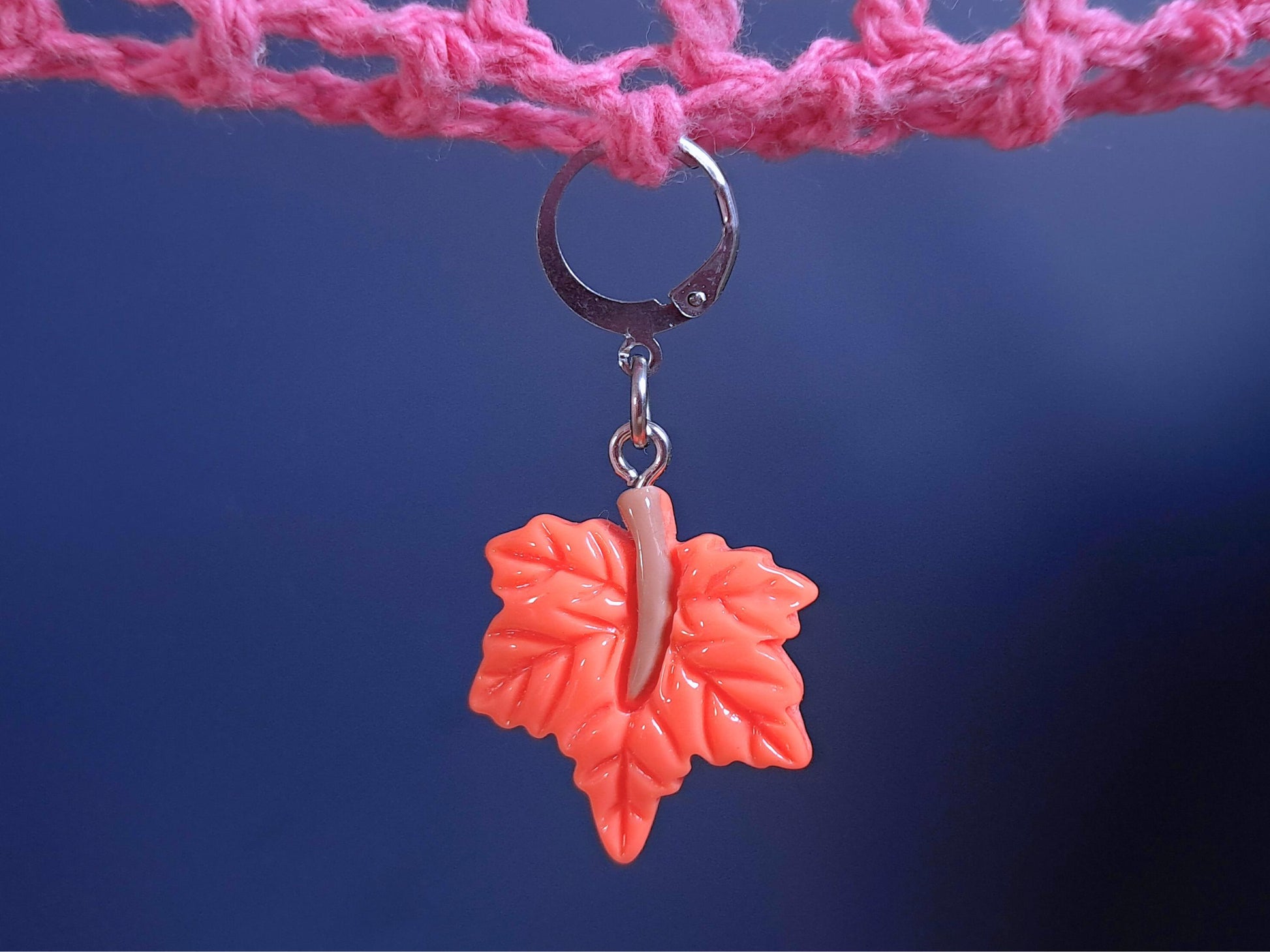 Maple Leaf Stitch Marker