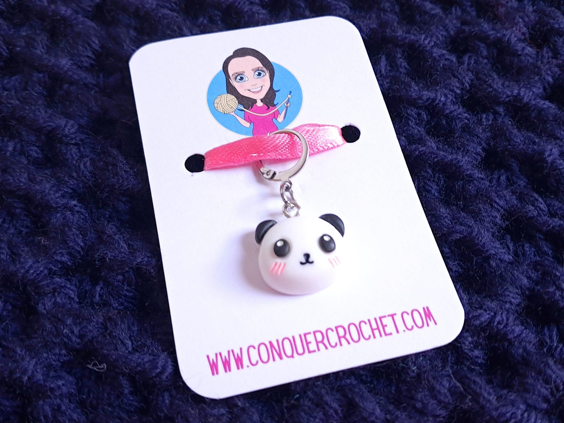 Cute Panda Stitch Marker