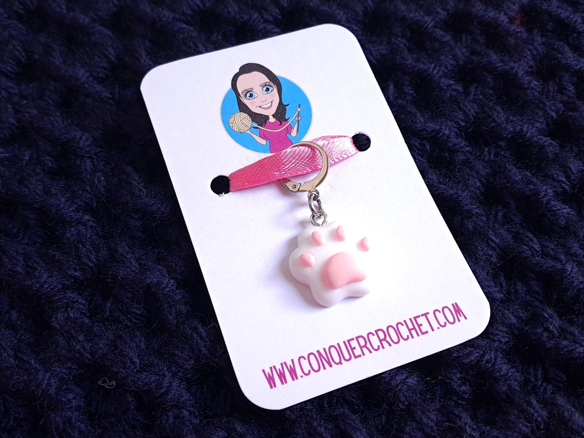 Paw Pad Print Stitch Marker