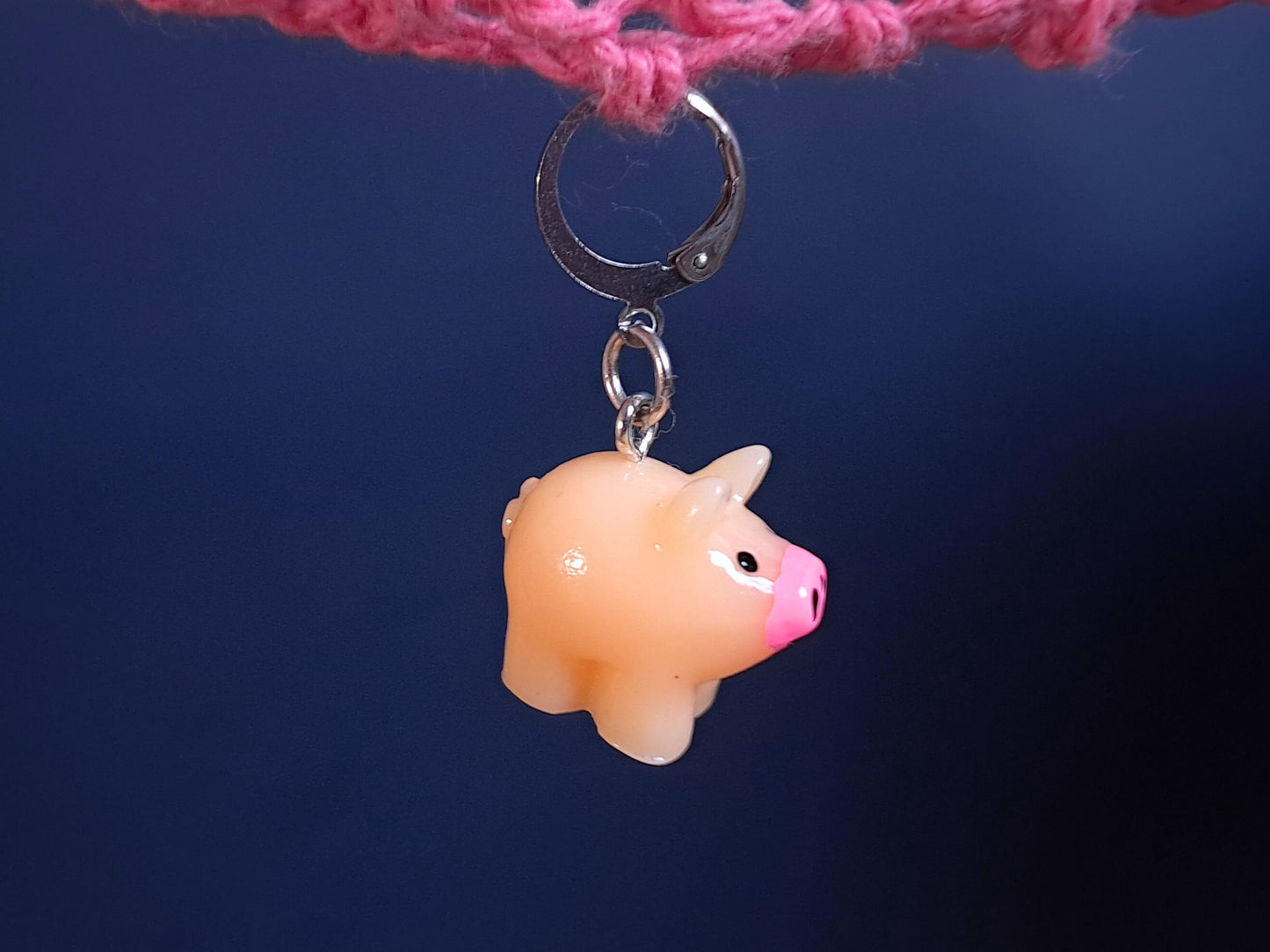 Cute Pig Stitch Marker