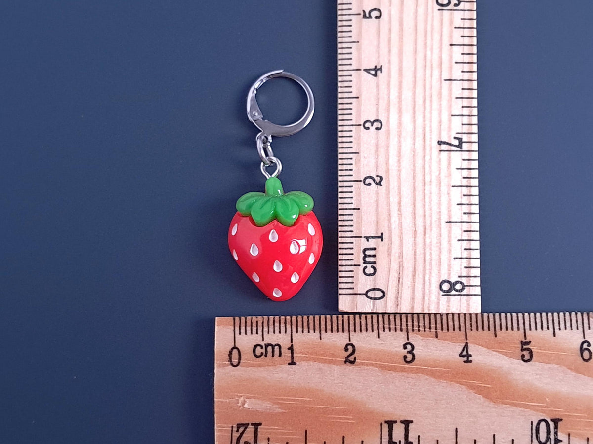 Strawberry Stitch Marker