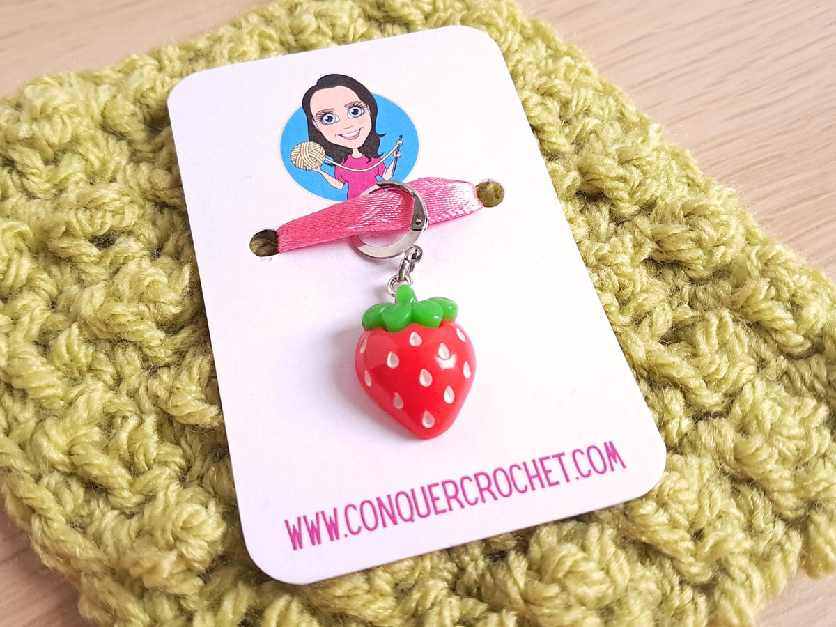 Strawberry Stitch Marker