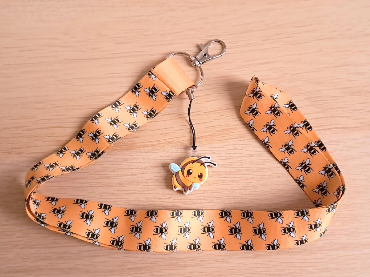 Bee Lanyard Scissor Protector Set