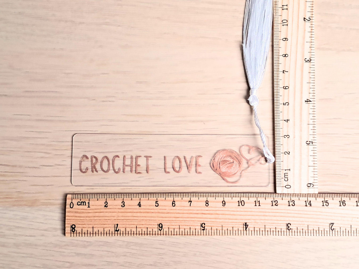 Crochet Love Bookmark