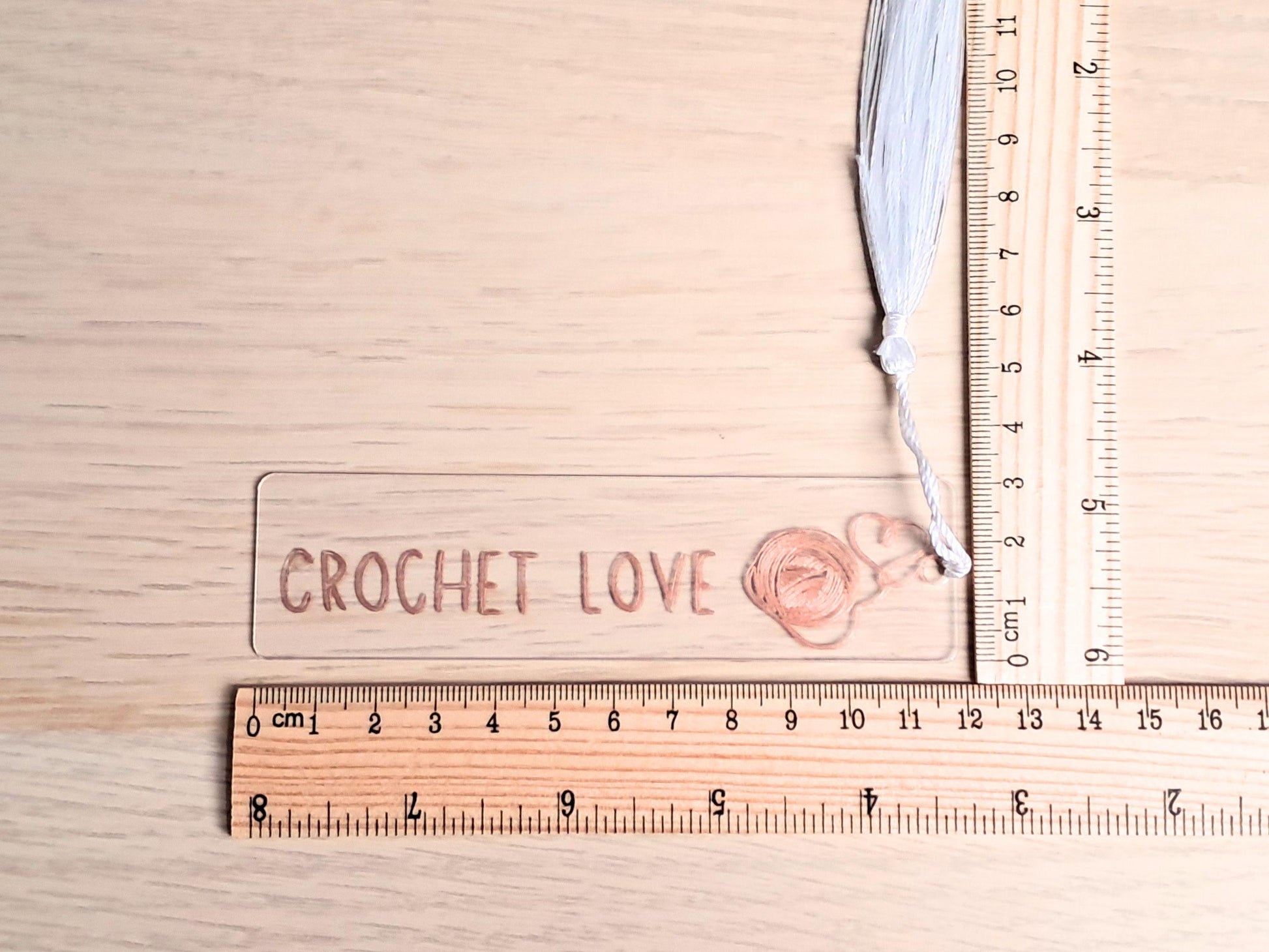 Crochet Love Bookmark