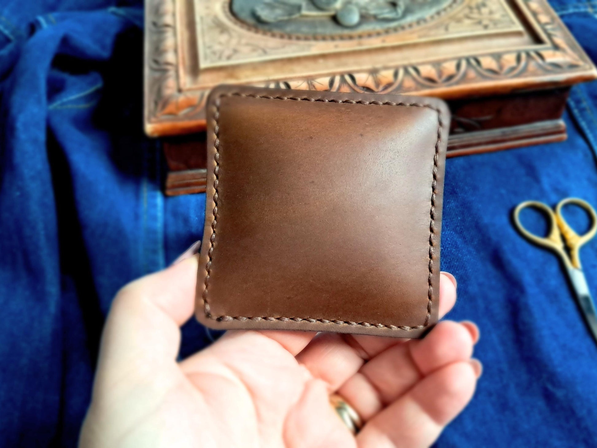 Leather Pin Cushion