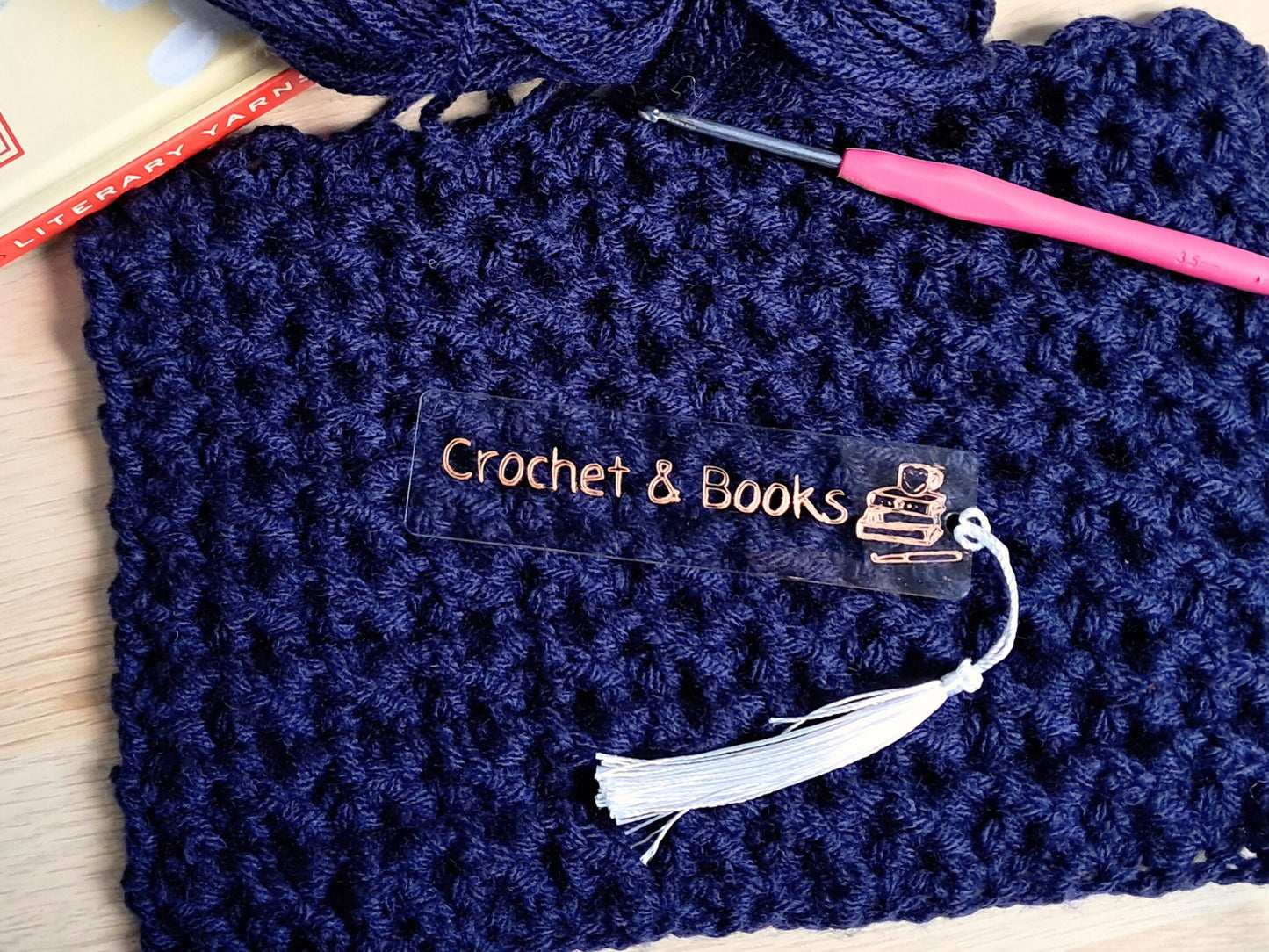 Crochet & Books Bookmark