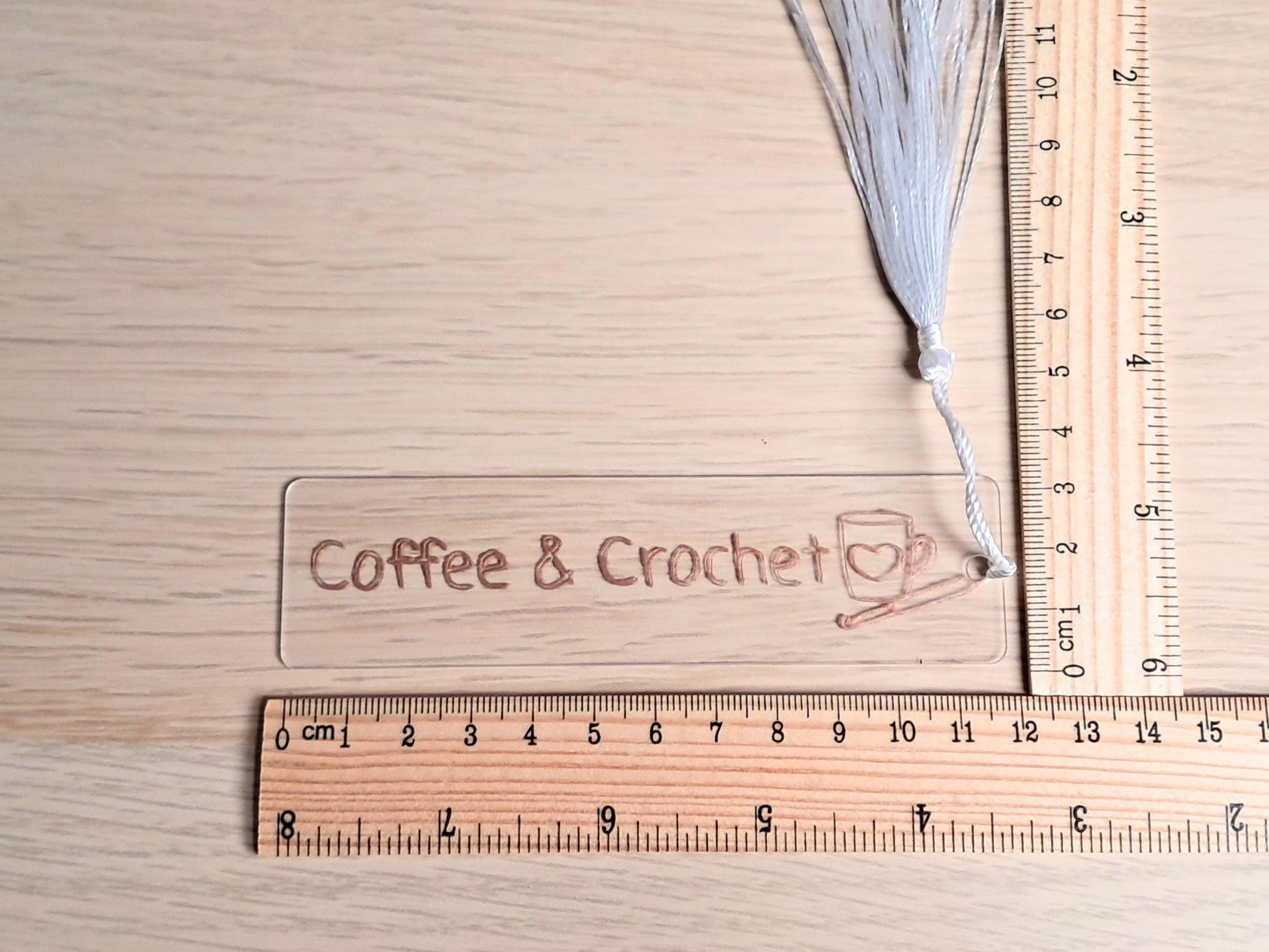 Coffee & Crochet Bookmark