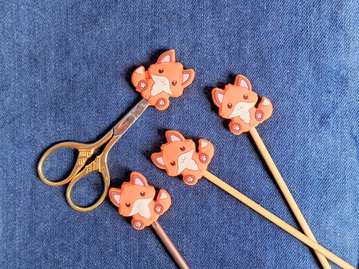 Fox Silicone Bead Stitch Stopper