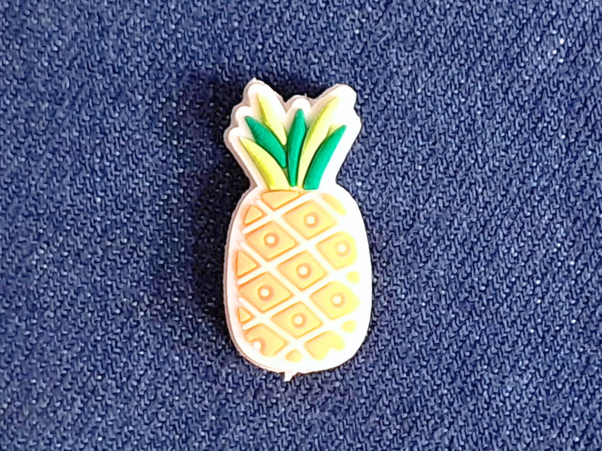 Pineapple Stitch Stopper Protection Bead, Tropical Scissor Protector, Knitting Needle Cap, Crochet Project Saver, WIP Bag Tools Notions Gift