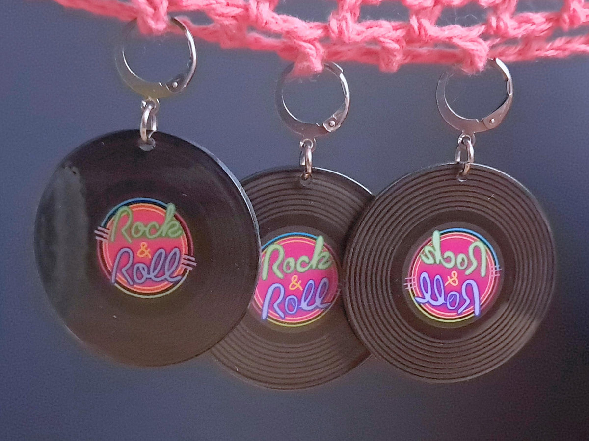 Vinyl Record Stitch Marker