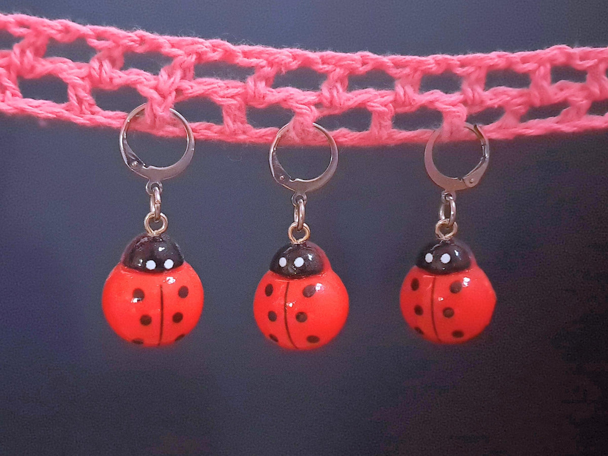 Ladybird Stitch Marker