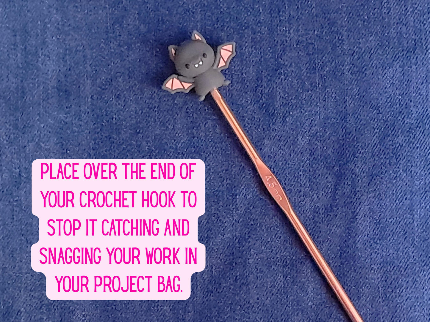 Cute Bat Halloween Gothic Stitch Stopper