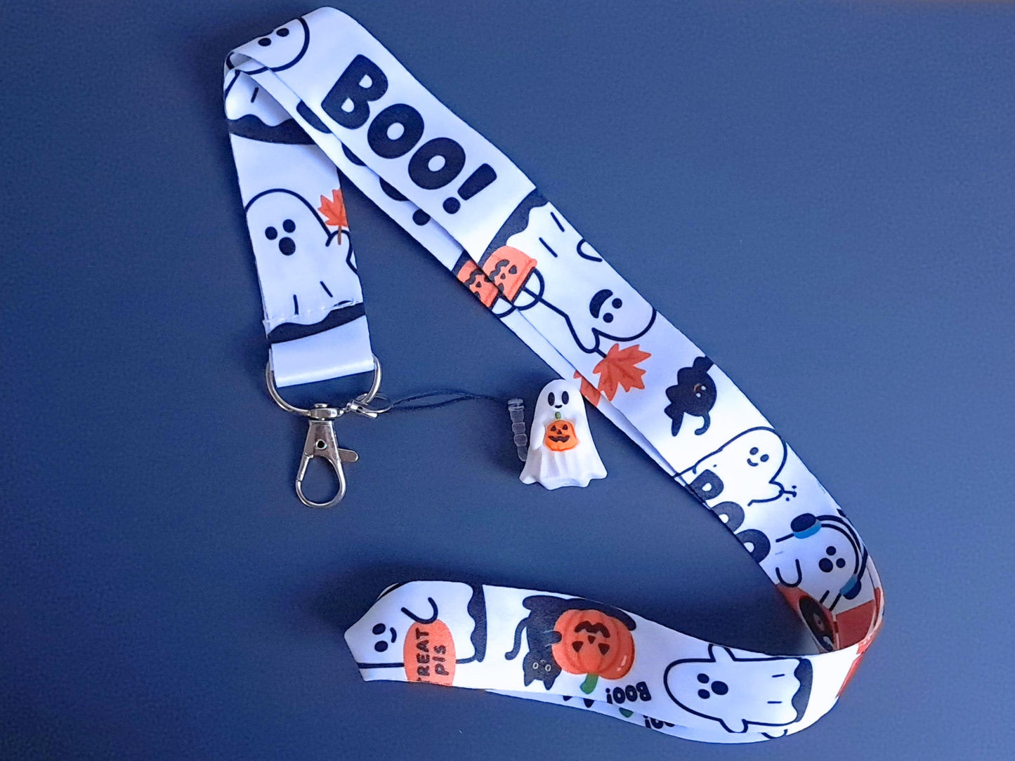 Halloween Ghost Lanyard Scissor Protector Set