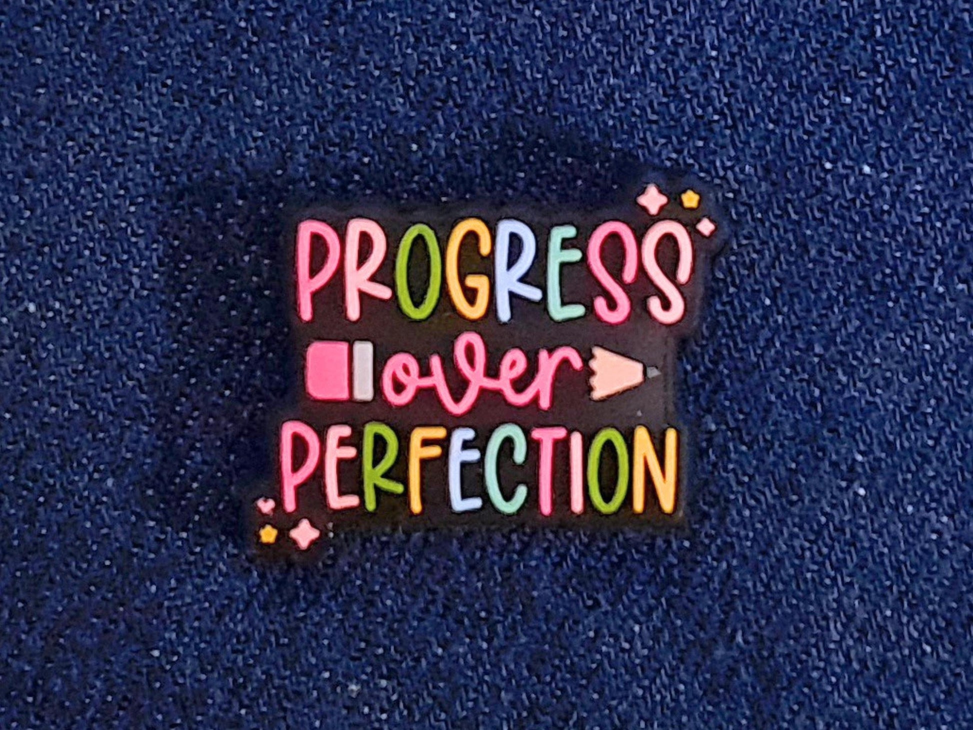 Progress Over Perfection Stitch Stopper